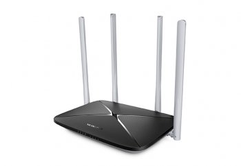 Маршрутизатор Mercusys AC12 AC1200 двухдиапазонный Wi-Fi роутер, 4 фиксированные антенны
