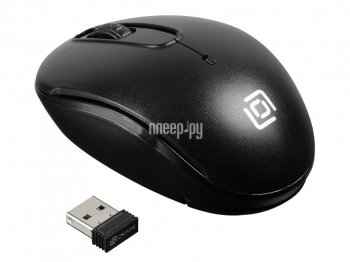 Мышь беспроводная Oklick 505MW черный оптическая (1000dpi) USB (3but)
