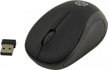Мышь беспроводная OKLICK Wireless Optical Mouse <665MW> <Black> (RTL) USB 3btn+Roll <1025130>