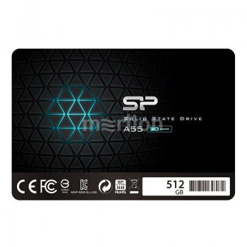 Твердотельный накопитель (SSD) 512 Gb SATA 6Gb/s Silicon Power A55 <SP512GBSS3A55S25> 2.5"