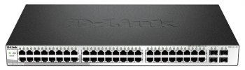 Коммутатор D-Link DGS-1210-52/ME/B1A 48x1Гбит/с 4SFP управляемый