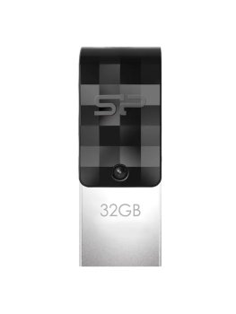Накопитель USB Silicon Power 32Gb C31 SP032GBUC3C31V1K USB3.1 серебристый/черный