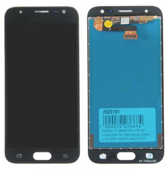 Дисплей в сборе J330F с тачскрином для Samsung Galaxy J3 (SM-J330F) черный (2017)