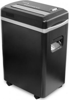 Уничтожитель бумаги ГЕЛЕОС М22-5, DIN P-5 (5 ур-нь секр.), фрагмент 2х8мм, 9-10 лист (70г/м2), CD/пл.карты/скрепки/скобы, 22 литра