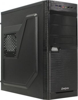 Корпус Miditower Exegate <XP-330U> Black ATX 400W (24+4+6/8пин) <EX272727RUS>