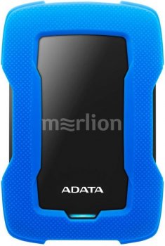 Внешний жесткий диск A-Data <AHD330-2TU31-CBL> Durable HD330 Blue USB3.1 Portable 2.5" HDD 2Tb EXT (RTL)