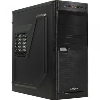 Корпус Miditower Exegate <XP-330U> Black ATX 600W (24+4+6/8пин) <EX272730RUS>