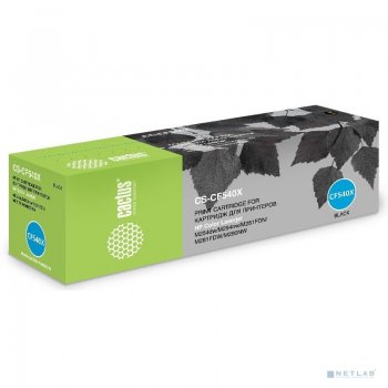 Картридж Cactus CS-CF540X Black для HP Color LJ M254dw/M280nw/M281fdn