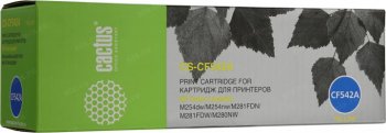 Картридж Cactus CS-CF542A Yellow для HP Color LJ M254dw/M280nw/M281fdn