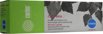 Картридж Cactus CS-CF543A Magenta для HP LJ Pro M254dw/M254nw/M281fdn/M281fdw/M280nw