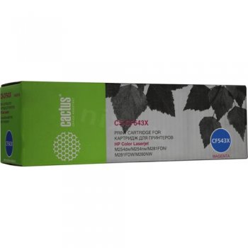 Картридж Cactus CS-CF543X CF543X пурпурный (2500стр.) для HP LJ M254dw/M280nw/M281fdn