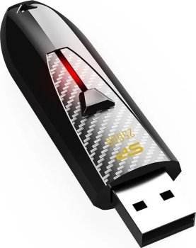 Накопитель USB Silicon Power 256Gb Blaze B25 SP256GBUF3B25V1K USB3.0 черный