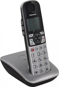 Радиотелефон Panasonic KX-TGE510RUS Эко-режим, Память 150, 330h, Функции для пожилых людей.