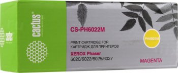 Картридж Cactus CS-PH6022M Magenta для Xerox Phaser 6020/6022/6025/6027