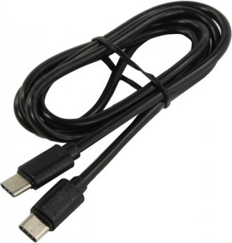 Кабель Smartbuy <iK-3112fc Black> USB-C -->USB-C 1м