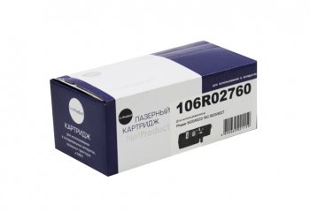 Картридж NetProduct (N-106R02760) для Xerox Phaser 6020/6022/WC 6025/6027, C, 1K