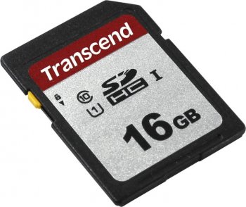 Карта памяти Transcend <TS16GSDC300S> SDHC Memory Card 16Gb UHS-I U1