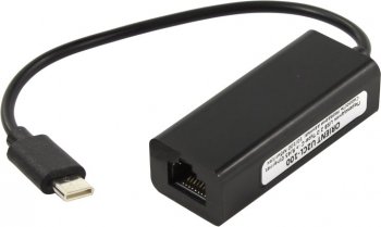 Сетевая карта внешняя ORIENT U2CL-100, Type-C USB 2.0 Ethernet Adapter, RTL8152B chipset, 10/100 Мбит/с, поддержка Win10, Linux, MAC OS, USB штекер ти