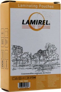 Пленка для ламинирования Lamirel <CRC78665> (54x86, Gloss, 125мкм, уп.100шт)