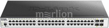 Коммутатор D-Link DGS-3000-52L/B1A (L2) 48x1Гбит/с 4SFP управляемый