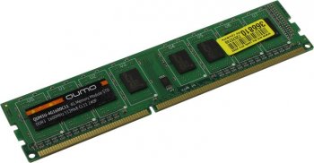 Оперативная память QUMO <QUM3U-4G1600С11> DDR3 DIMM 4Gb <PC3-12800> CL11