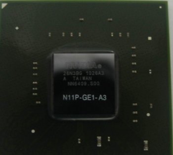 Видеочип N11P-GS1-A3 nVidia GeForce G335M, с разбора