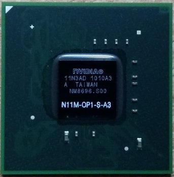 Видеочип N11M-OP1-S-A3 nVidia GTS 350M, с разбора
