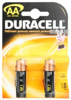 Батарейка AA - Duracell LR6-MN1500 (2 штуки)