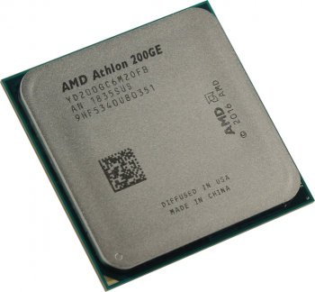 Процессор AMD Athlon 200GE AM4 (YD200GC6M2OFB) (3.2GHz/100MHz/Radeon Vega 3) Tray