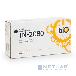 Картридж Bion TN-2080 для Brother DCP-7055/HL-2130/DCP-7055W (700 стр.), Черный, с чипом