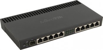 Маршрутизатор MikroTik RB4011iGS+RM 10/100/1000BASE-TX/SFP+ черный