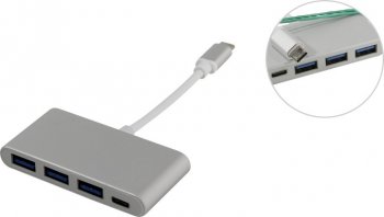 Концентратор USB Переходник USB-C -> 3xUSB3.0+USB-C port
