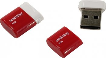 Накопитель USB SmartBuy Lara <SB8GBLARA-R> USB2.0 Flash Drive 8Gb (RTL)