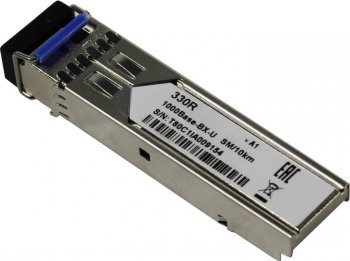 Модуль SFP D-Link 330R/10KM/A1A оптич. SFP SM simplex Tx:1310нм Rx:1550нм до 10км