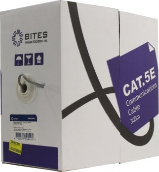 Кабель UTP 4 пары кат.5e <305м> 5bites <US5505-305C>