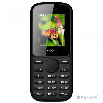 Мобильный телефон teXet TM-130 Black-Red