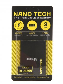 Аккумулятор для смартфона Nano Tech (Аналог BL 9200) 2000mAh для Fly FS504 Cirrus 2
