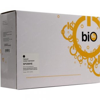 Картридж Bion SP200HE для Ricoh SP 202SN/200N/203SFN (2600 стр.), Черный, с чипом