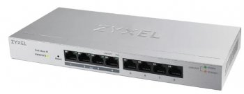 Коммутатор Zyxel GS1200-8HPV2-EU0101F (L2) 8x1Гбит/с 4PoE+ 60W управляемый