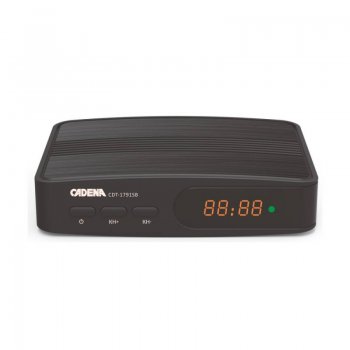 Приставка для цифрового ТВ CADENA <CDT-1791SB> (Full HD A/V Player, HDMI, RCA, USB2.0, DVB-T2, ПДУ)