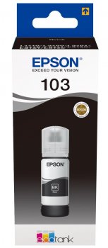 Чернила Epson 103BK C13T00S14A черный (65мл) для Epson L3100/3110/3150