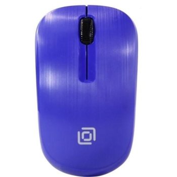 Мышь беспроводная Oklick 525MW синий оптическая (1000dpi) USB (2but)