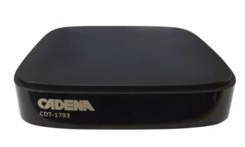 Ресивер эфирного телевидения CADENA <CDT-1793> (Full HD A/V Player, HDMI, RCA, USB2.0, DVB-T2, ПДУ)