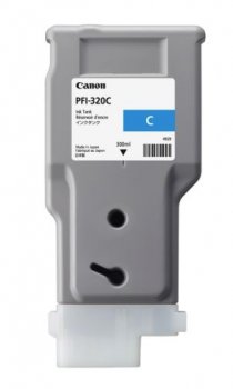 Картридж Canon PFI-320 C 2891C001 голубой (300мл) для imagePROGRAF TM-200/205/300/350/355