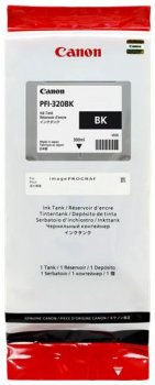 Картридж Canon PFI-320 BK 2890C001 черный (300мл) для imagePROGRAF TM-200/205/300/350/355