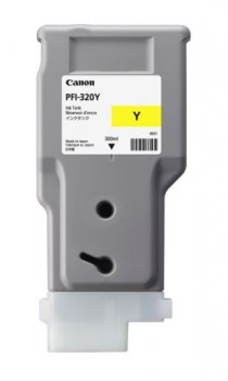 Картридж Canon PFI-320 Y 2893C001 желтый (300мл) для imagePROGRAF TM-200/205/300/350/355