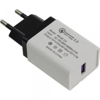 Зарядка USB-устройств KS-is KS-364 USB (Вх. AC100-240V, Вых. DC5V/9V/12V, 18W, USB)