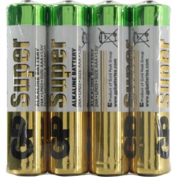 Батарейка GP Super 24ARS-2SB4-96/GP24AA21RA-2CRS4 (LR03) Size AAA, щелочной (alkaline) <уп. 96 шт>