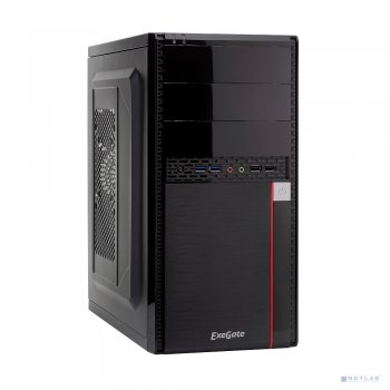 Корпус Minitower Exegate <MA-371X> Black MicroATX без БП <EX277439RUS>