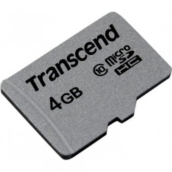 Карта памяти microSDHC 4Gb Class10 Transcend TS4GUSD300S w/o adapter